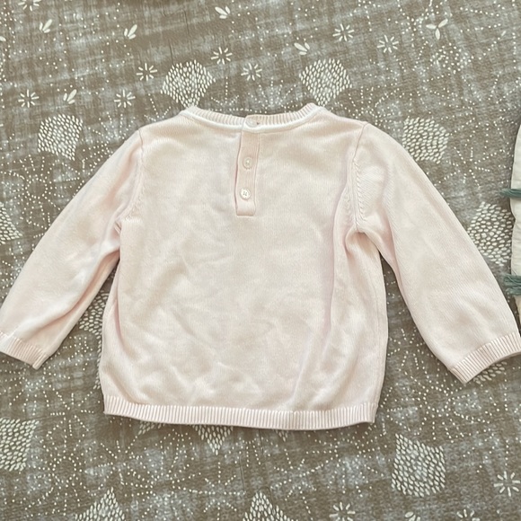 The Little White Company Pink Polar Bear Sweater - Picture 3 of 5